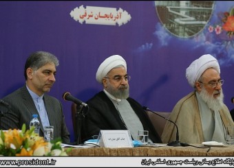 جلسه شورای اداری استان آذربایجان شرقی با حضور دکتر روحانی