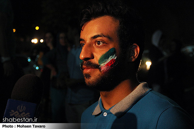 شادی مردم شیراز در پی اعلام توافق هسته ای