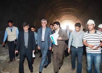 بازدید استاندار فارس از تونل شهید باقری