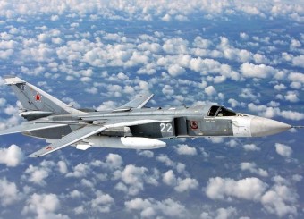 حمله جنگنده ترکیه به هواپیمای روسیه