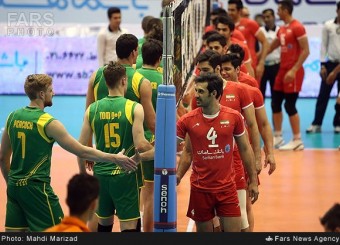 والیبال ایران و استرالیا