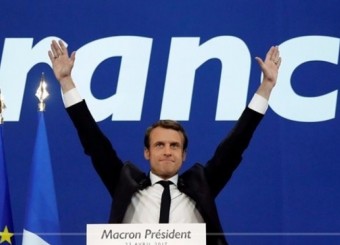 ماکرون 39 ساله رئیس جمهور جدید فرانسه شد