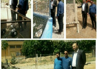 بازدید رییس کمیسیون حقوق شهروندی شورای شهر شیراز از مدرسه طبیعت ژاهو