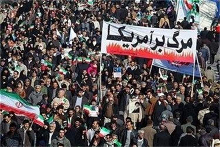 راهپیمایی مردم فارس در حمایت و همدلی با سپاه پاسداران انقلاب اسلامی