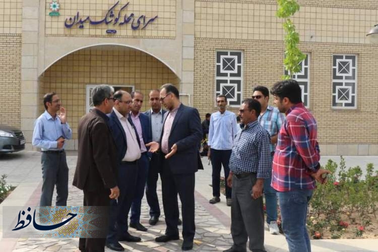 بازدید نائب رئیس کمیسیون فرهنگی شورای شهر شیراز از محله کوشک میدان