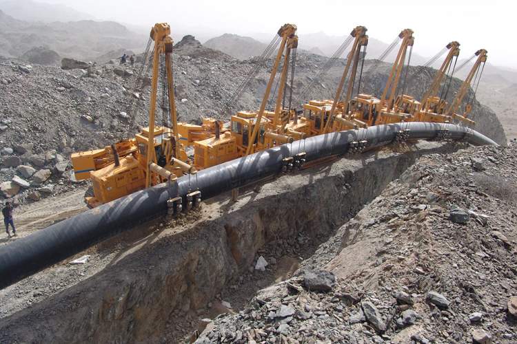 اجرای خط انتقال گاز برای صنایع شرق فارس