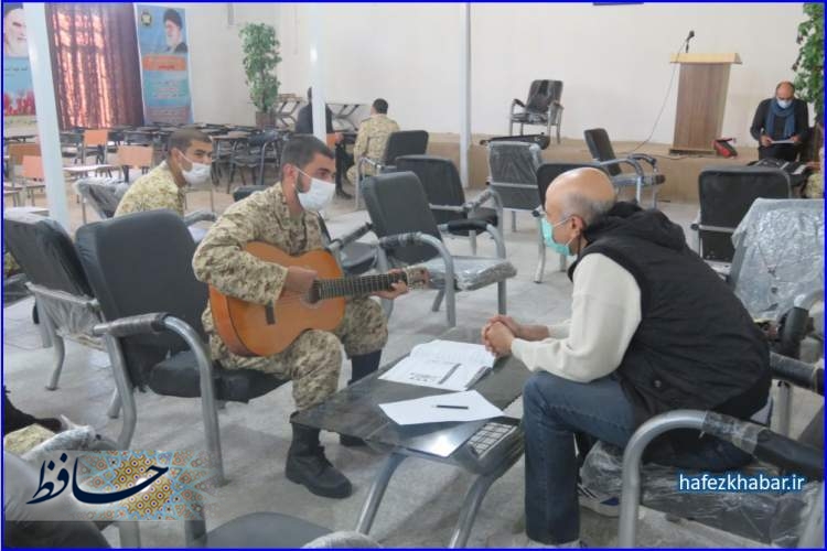 آزمون موسیقی در مرکز آموزشی 07 ارتش کازرون