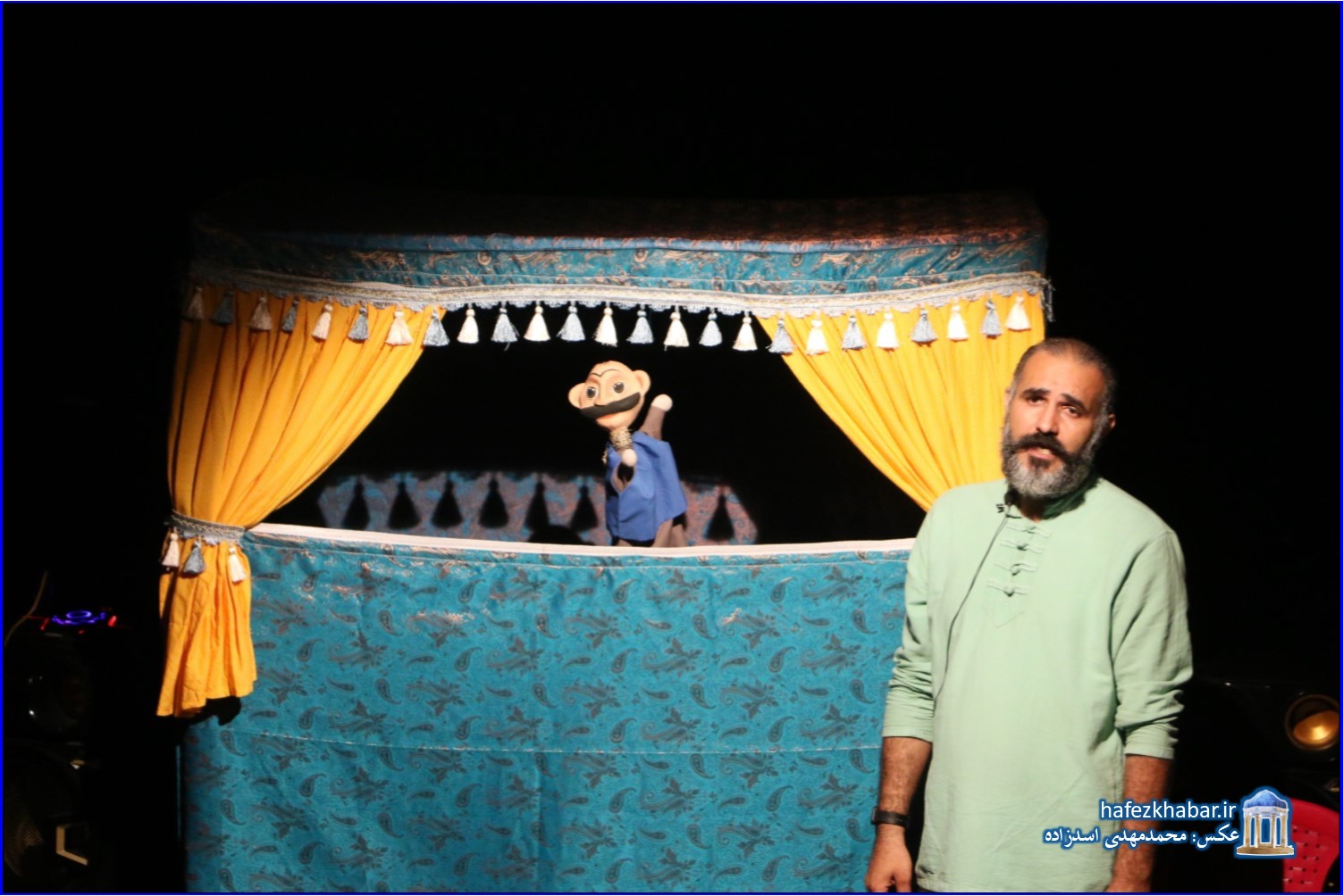 گزارش تصویری نمایش سنتی عروسکی عروسی مبارک در تماشاخانه استاد هودی/ عکس: محمدمهدی اسدزاده