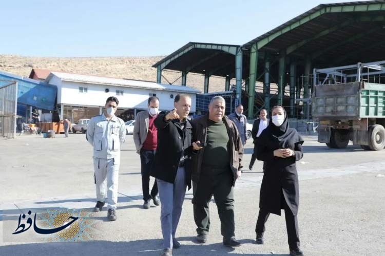 بازدید شهردار نجف اشرف از محل پردازش و دفع مهندسی و بهداشتی پسماند شهرداری شیراز