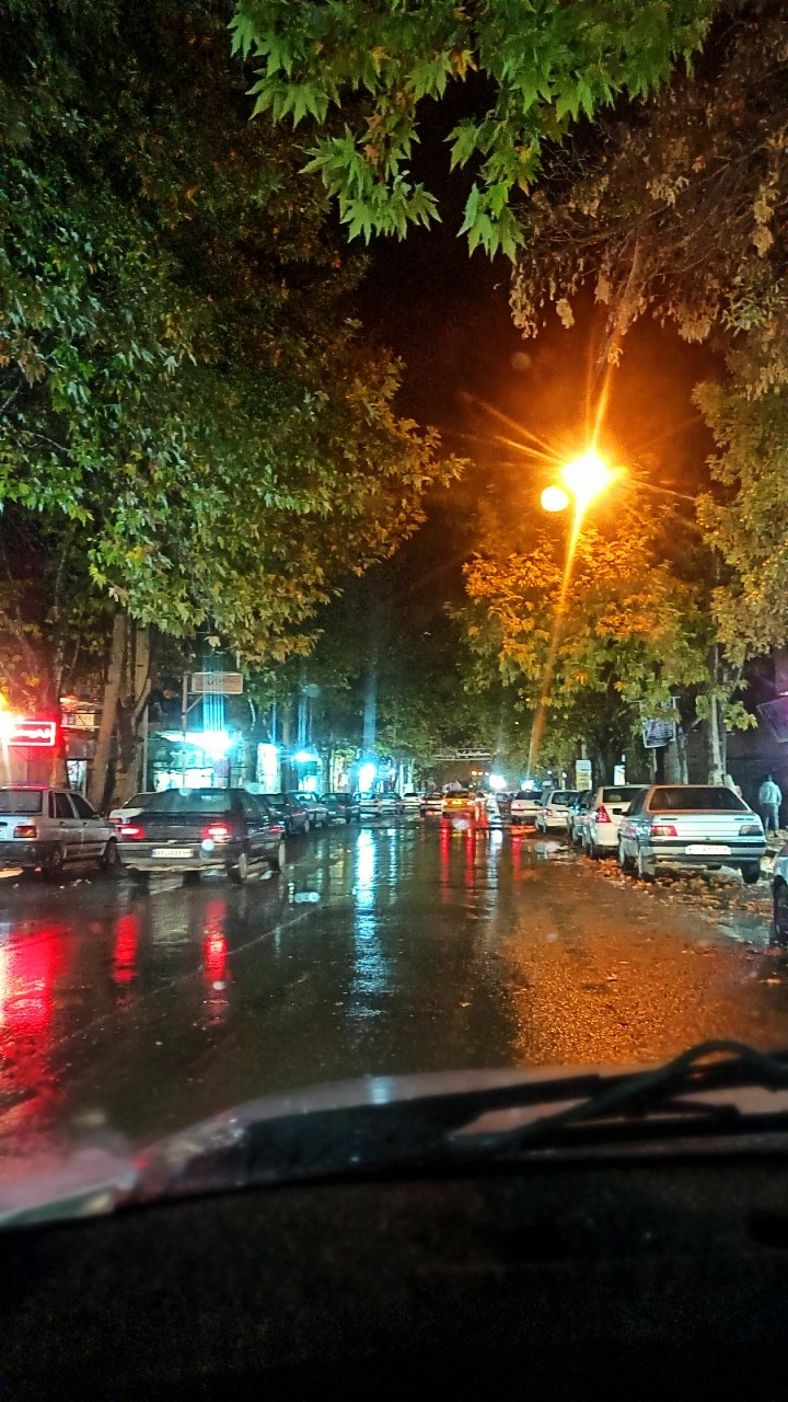 بارندگی در اقلید/ عکس: فاطمه خلیلی