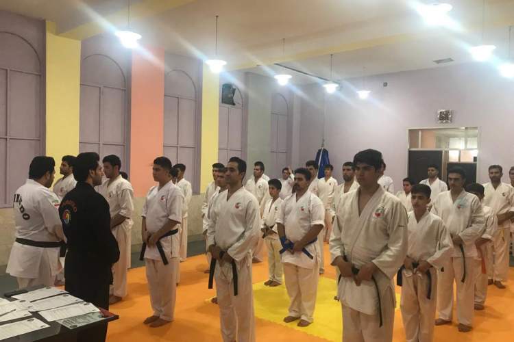 برگزاری آزمون ارتقاء سطح گروه هان مودو استان فارس