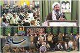 حجت‌الاسلام محمد صباحی در نمازجمعه کازرون/ عکس: سید یاسر مرتضوی