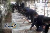 کلاس درس سوادآموزی که در شیراز بمباران شد