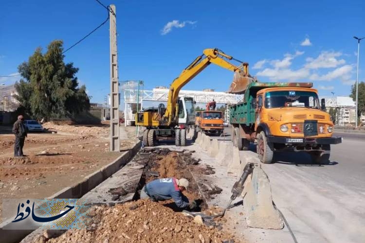 مشکل آبگرفتگی ورودی شهرک فرهنگیان به زودی رفع می شود