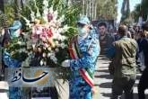 تشییع پیکر شهید خلبان سرهنگ دوم فلاحی در شیراز