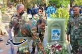مراسم گل افشانی گلزار شهدا دارالرحمه به مناسبت هفته ارتش