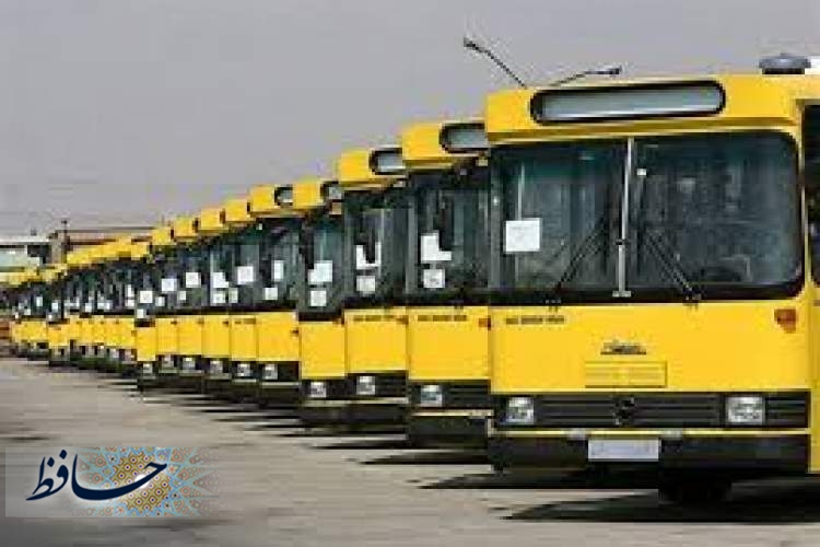 ارائه خدمات یکصد و پنجاه دستگاه اتوبوس در شبهای پرفیض قدر در شیراز