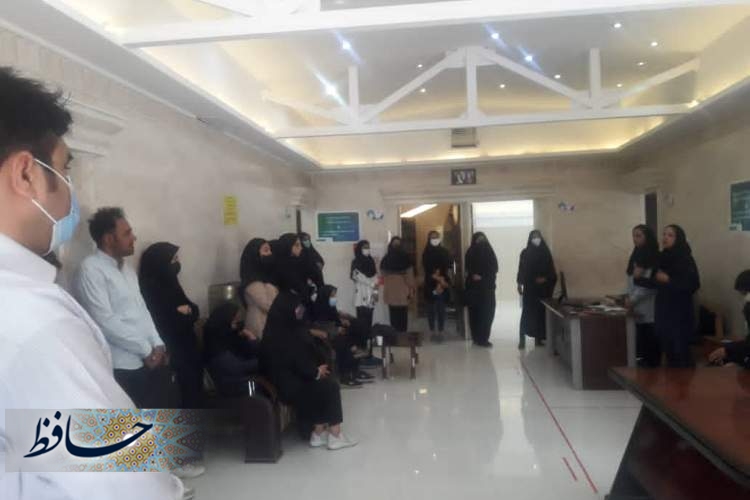 بازدید دانشجویان مرکز آموزش علمی کاربردی سلامت دهکده سبز از پارک سلامت روان شیراز