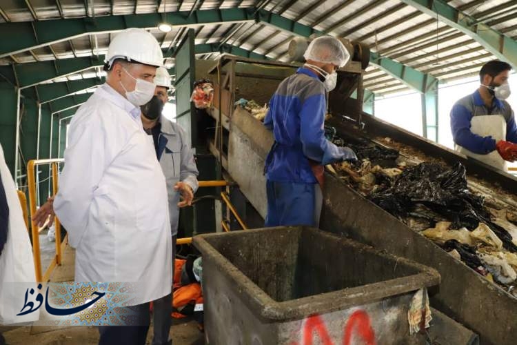 بررسی روند کار در سایت دفن زباله پسماند شهرداری شیراز