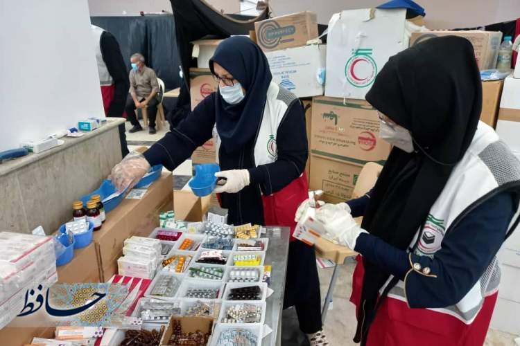 خدمت رسانی به بیش از ۲۰ هزار مورد درمانی در دو شهر سامرا و بلد توسط درمانگاه اضطراری جمعیت هلال احمر فارس