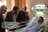 عیادت شهردار شیراز از مجروحان حادثه تروریستی حرم حضرت شاهچراغ(ع)