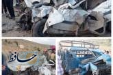 پنج کشته و زخمی در جاده سیاخ دارنگون بر اثر تصادف