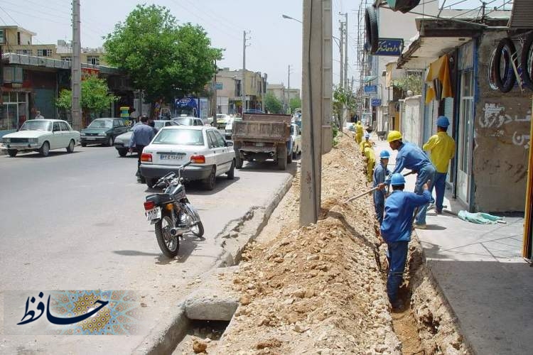 اجرای ۱۶۵ کیلو متر شبکه و خطوط جمع آوری در شیراز و صدرا