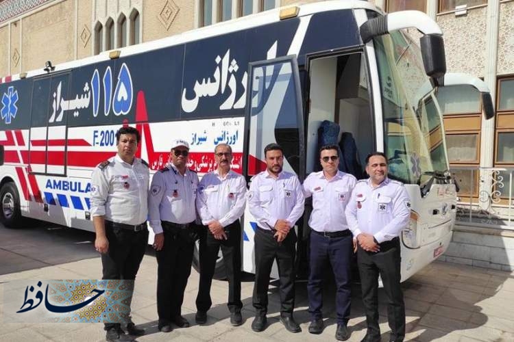پوشش 68 تیم امدادی اورژانس فارس در سفر رییس جمهور به استان