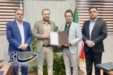تجلیل ریاست هیات هندبال استان فارس از شهردار صدرا