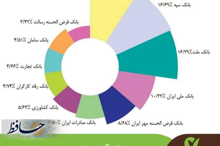 سهم بانک قرض‌الحسنه مهر ایران از تراکنش‌های شاپرکی در خرداد ۱۴۰۴