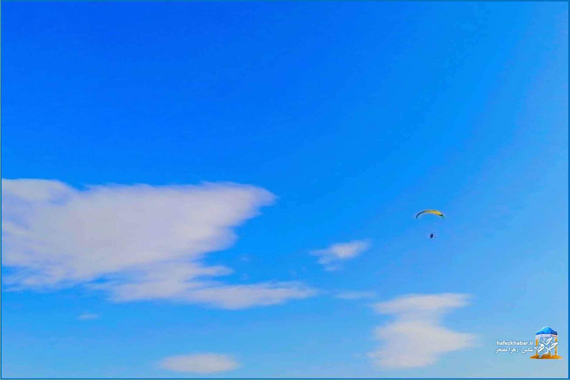 شوق پرواز بر آسمان مهارلو/ عکس: زهرا مفتخر