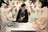 شهید آیت‌العظمی امام سید علی حسینی خامنه‌ای در جمع دختران