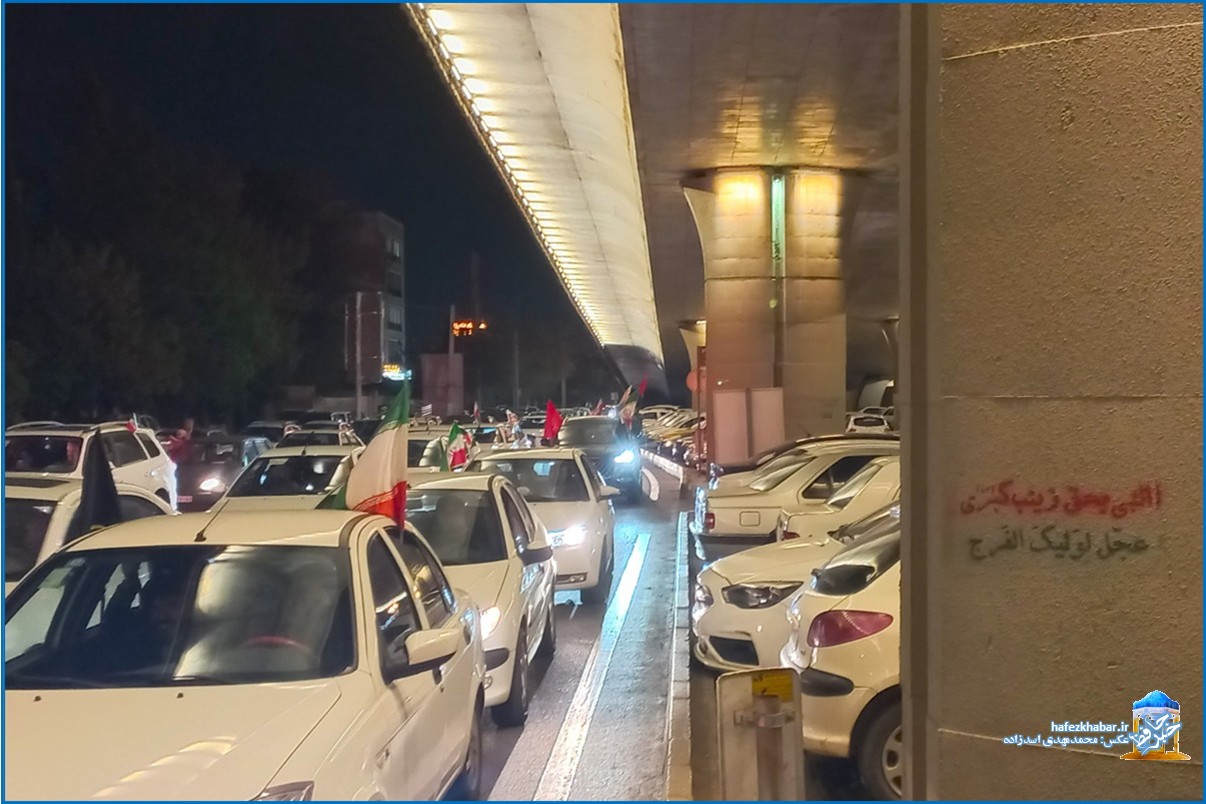 خروش شیراز در شب 12 فروردین/ عکس: محمدمهدی اسدزاده